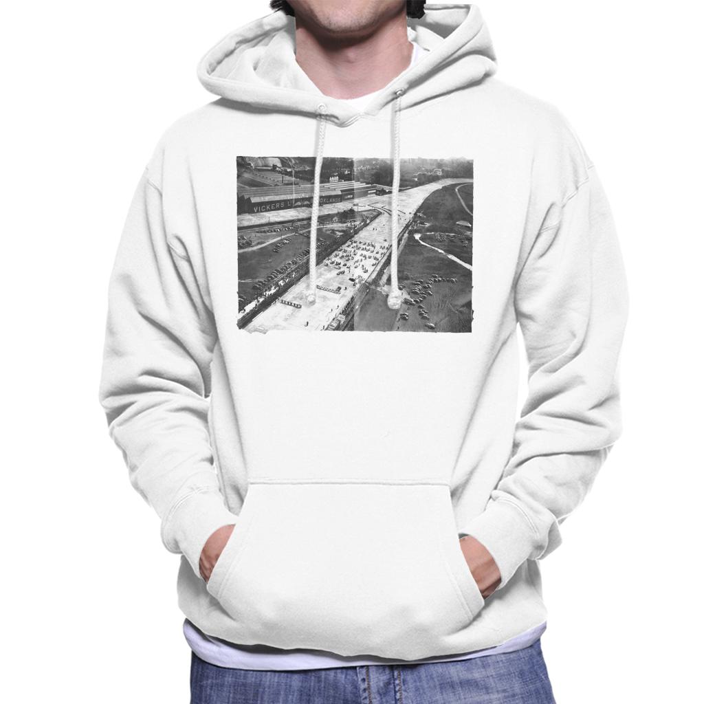 Motorsport Images Brooklands Aerial View 1936 Men's Hooded Sweatshirt-ALL + EVERY