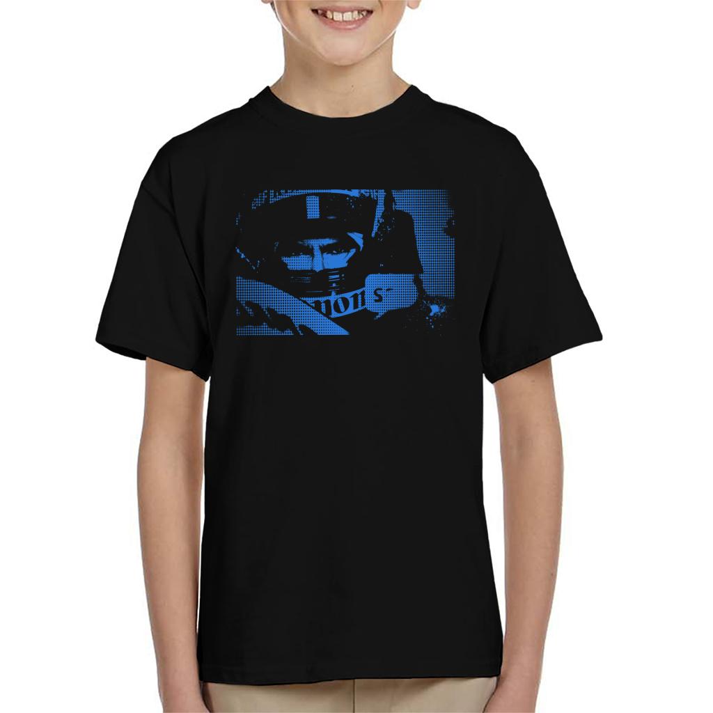 Motorsport Images Damon Hill Helmet Pop Art Kids T-Shirt-ALL + EVERY