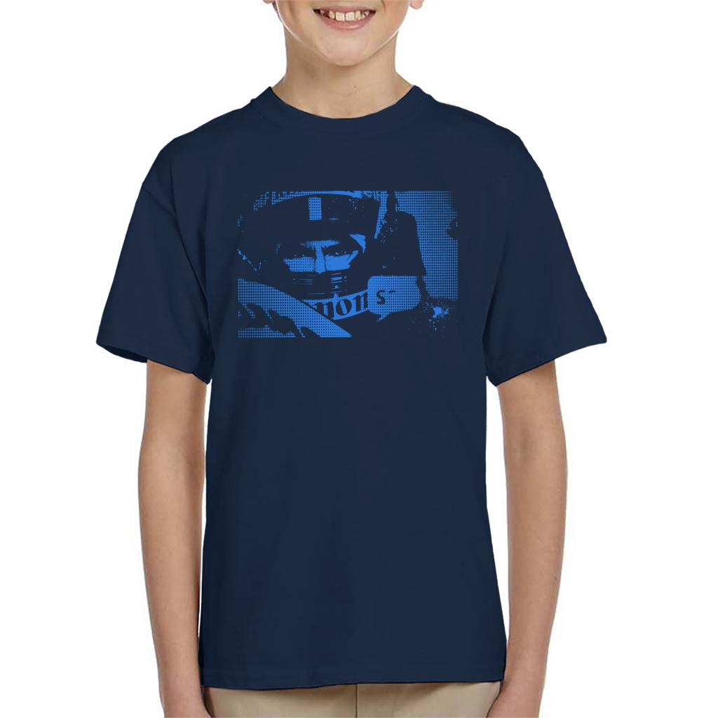 Motorsport Images Damon Hill Helmet Pop Art Kids T-Shirt-ALL + EVERY