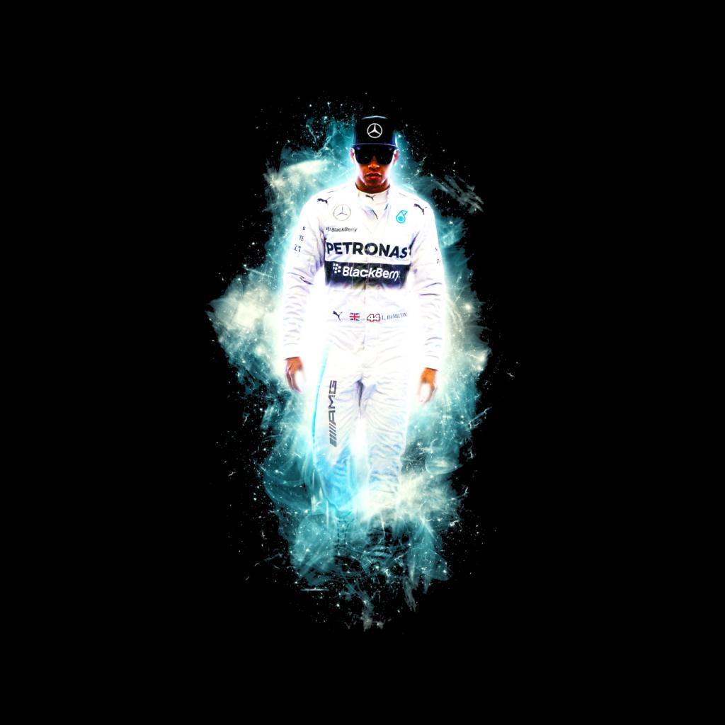 Motorsport Images Lewis Hamilton Austrian GP Nebula Art Women's Hooded Sweatshirt-ALL + EVERY