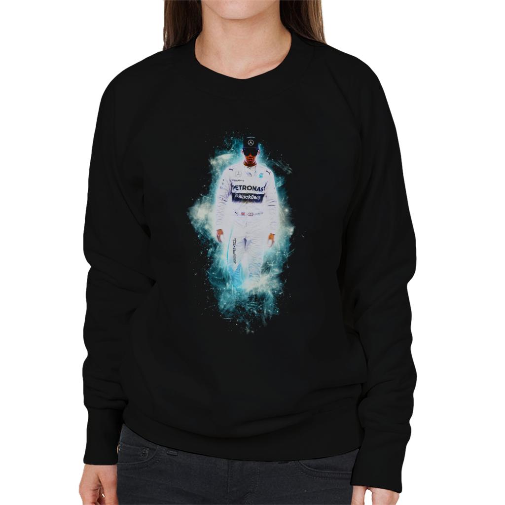 Motorsport Images Lewis Hamilton Austrian GP Nebula Art Women's Sweatshirt-ALL + EVERY