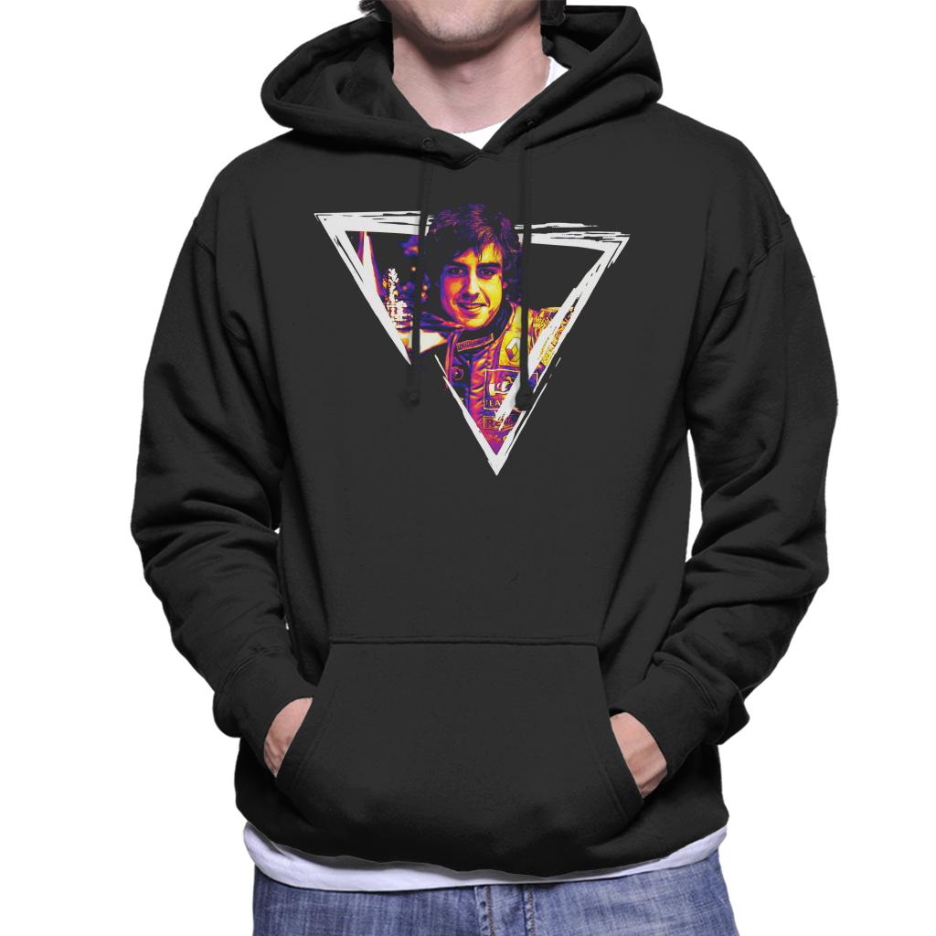 Motorsport Images Fernando Alonso Trophy Art Men's Hooded Sweatshirt-ALL + EVERY