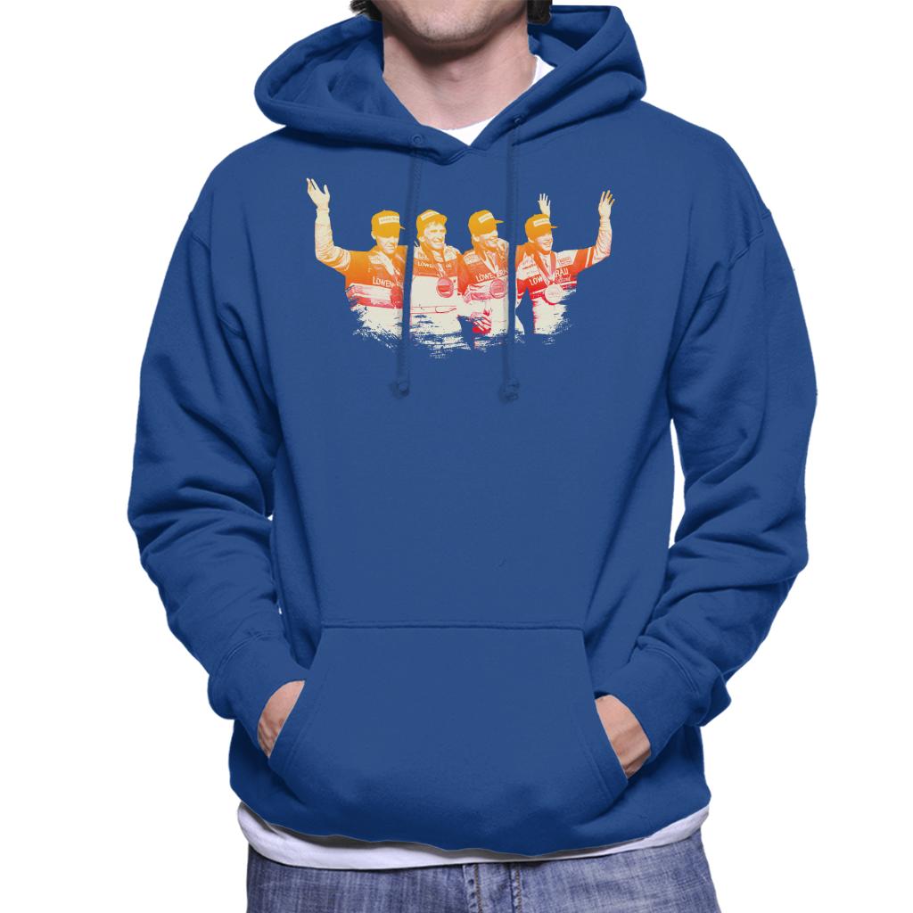 Motorsport Images Daytona 24 1987 Podium Portrait Men's Hooded Sweatshirt-ALL + EVERY