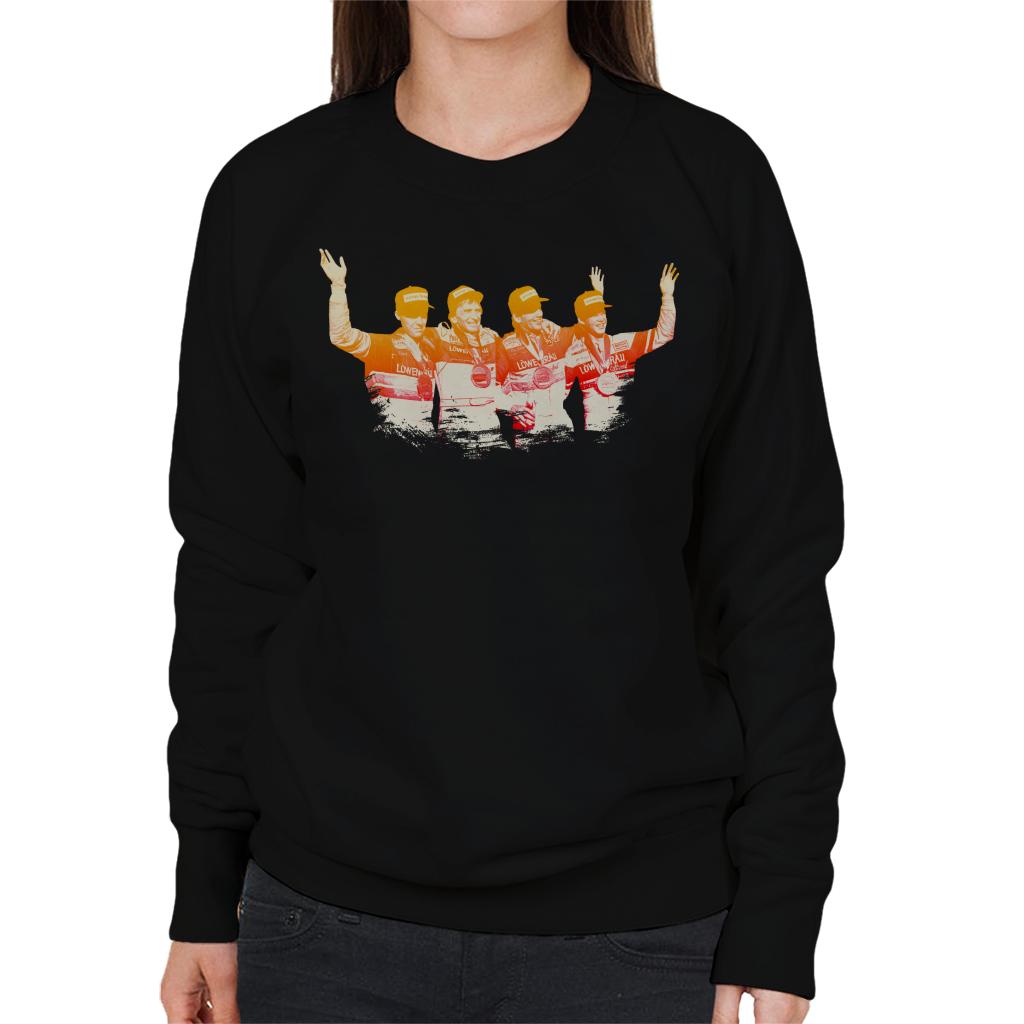 Motorsport Images Daytona 24 1987 Podium Portrait Women's Sweatshirt-ALL + EVERY