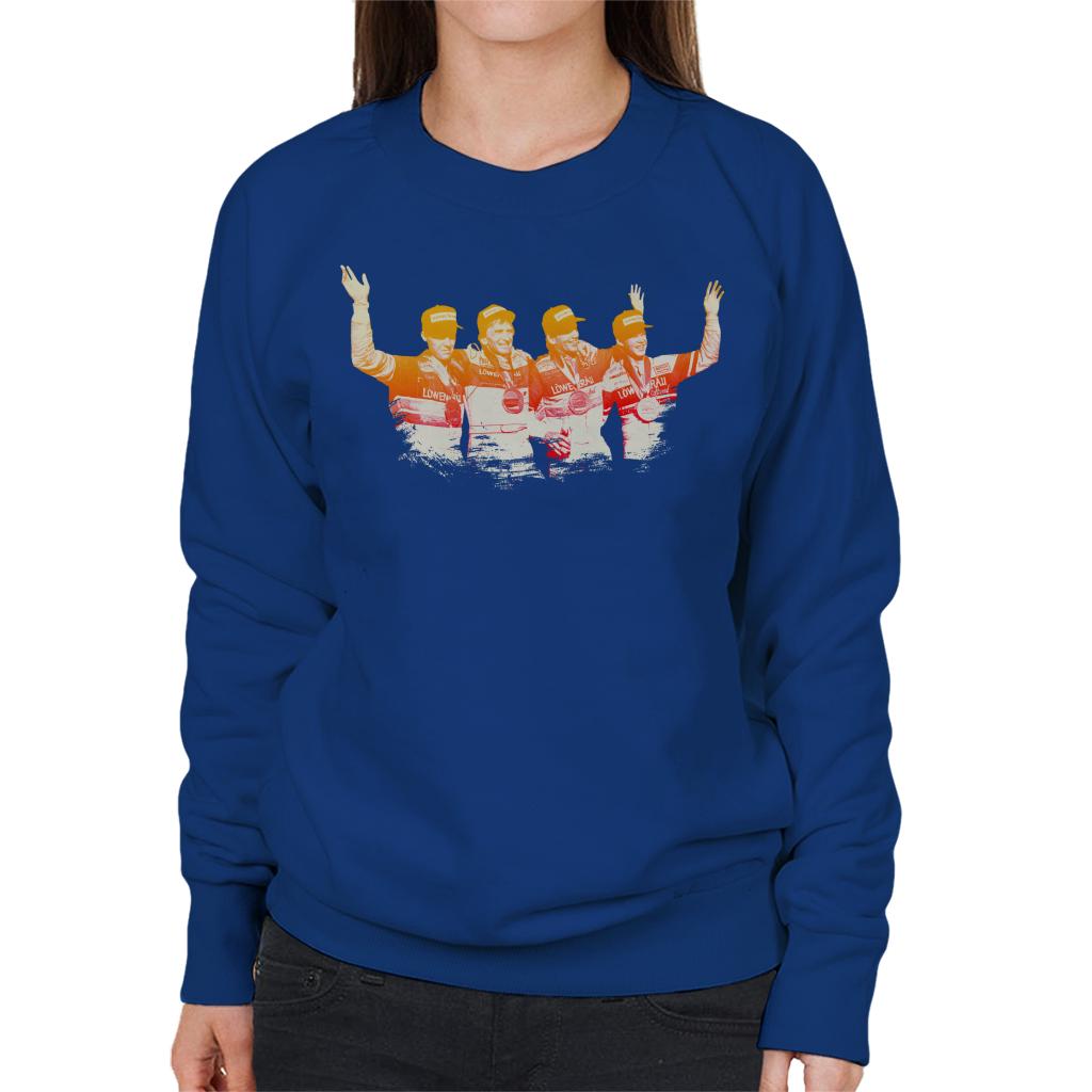 Motorsport Images Daytona 24 1987 Podium Portrait Women's Sweatshirt-ALL + EVERY