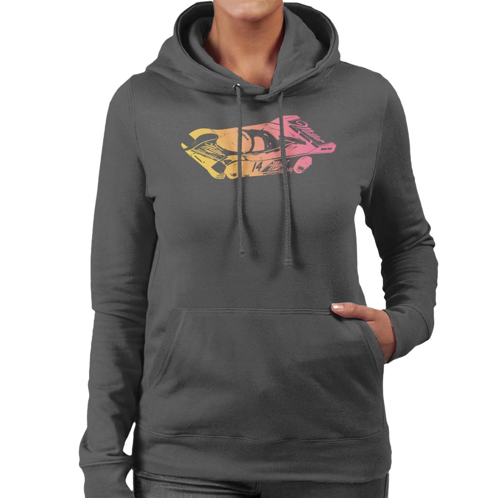 Motorsport Images Chip Robinson 962 Daytona 24 Neon Women's Hooded Sweatshirt-ALL + EVERY