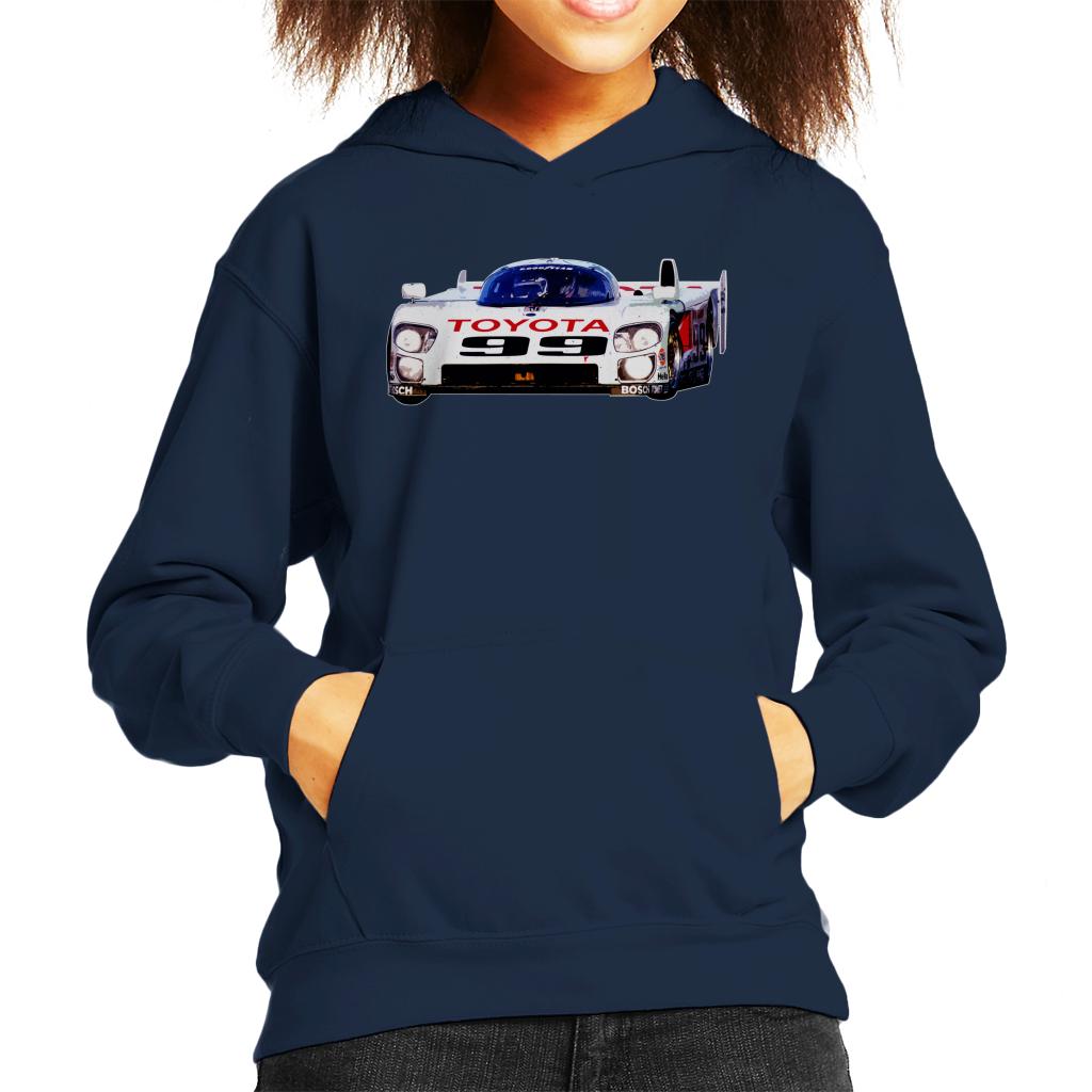 Motorsport Images Juan Manuel Fangio II Eagle MkIII Toyota Kids Hooded Sweatshirt-ALL + EVERY