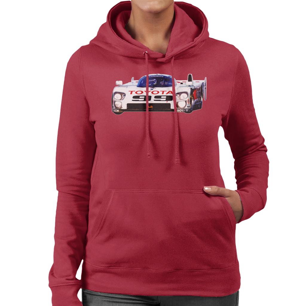 Motorsport Images Juan Manuel Fangio II Eagle MkIII Toyota Women's Hooded Sweatshirt-ALL + EVERY