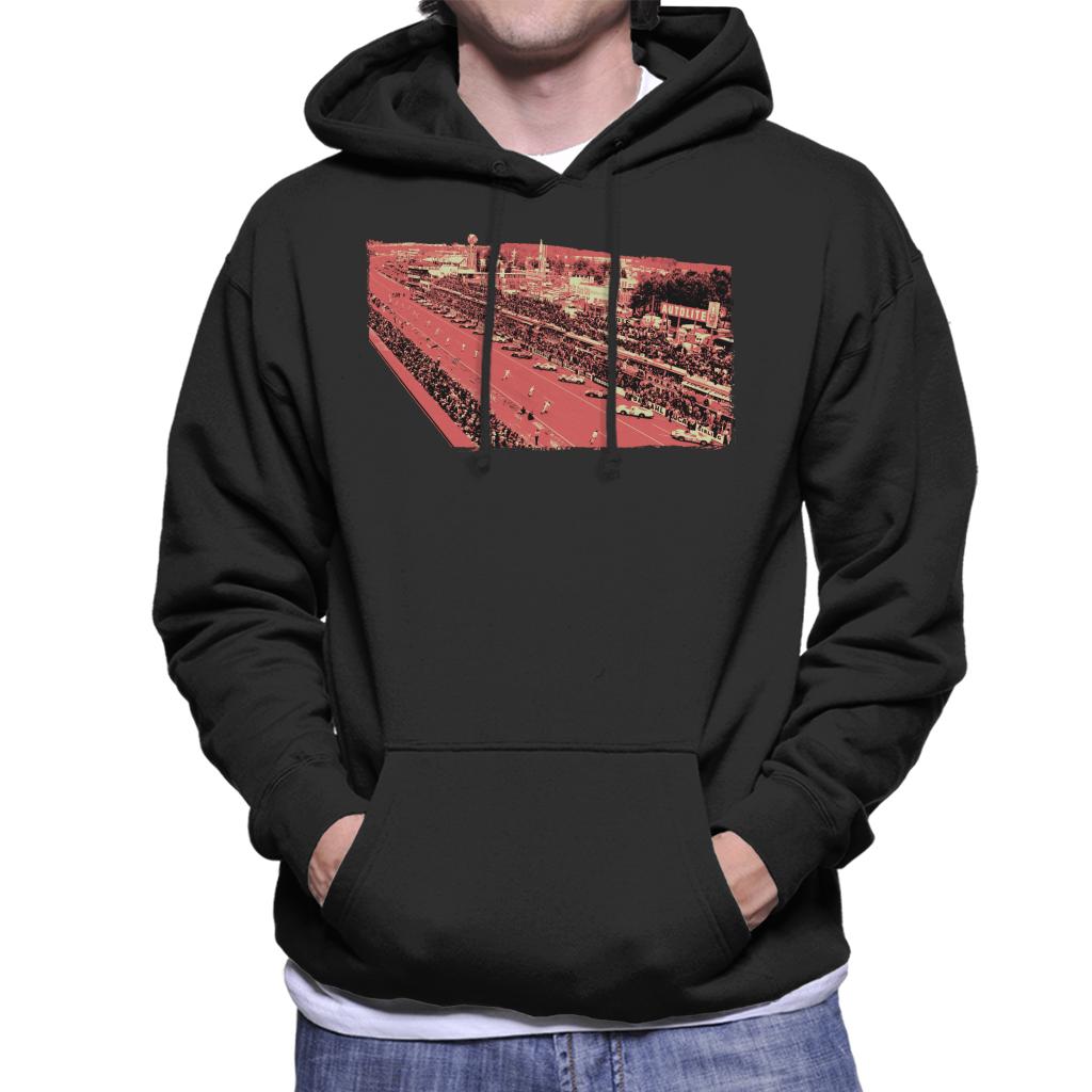 Motorsport Images Drivers Run To Cars Men's Hooded Sweatshirt-ALL + EVERY