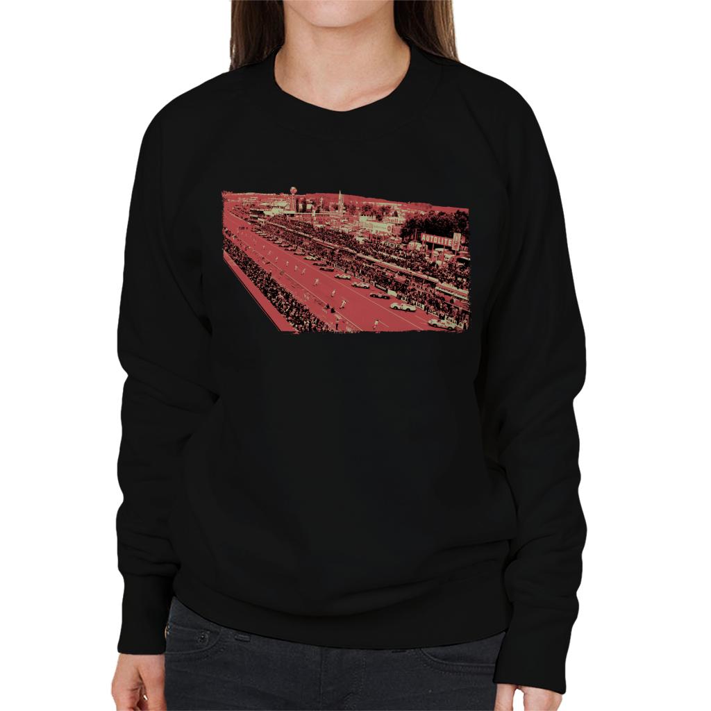 Motorsport Images Drivers Run To Cars Women's Sweatshirt-ALL + EVERY