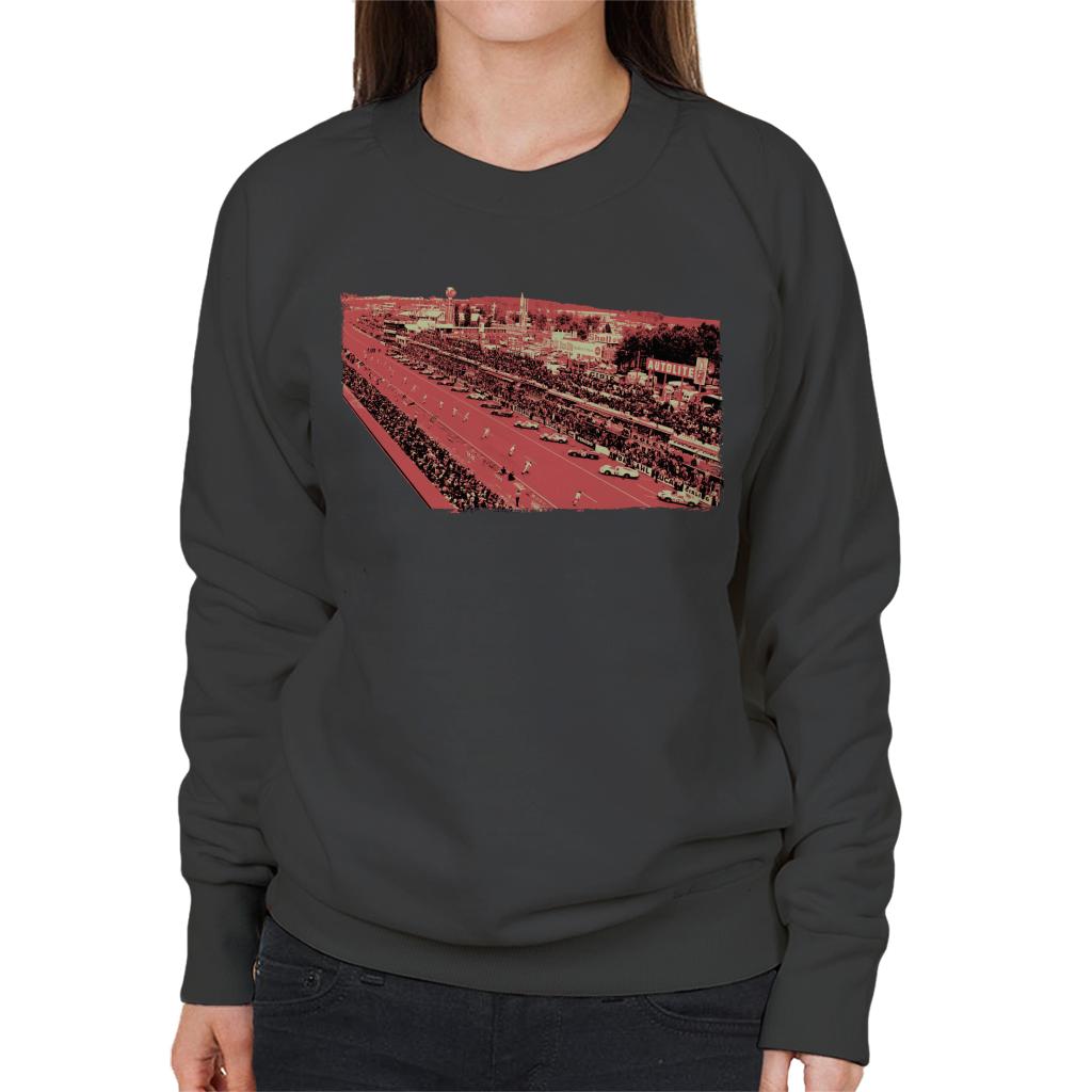 Motorsport Images Drivers Run To Cars Women's Sweatshirt-ALL + EVERY