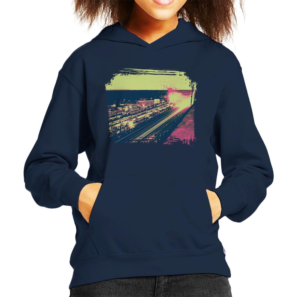 Motorsport Images Le Mans At Night Kids Hooded Sweatshirt-ALL + EVERY