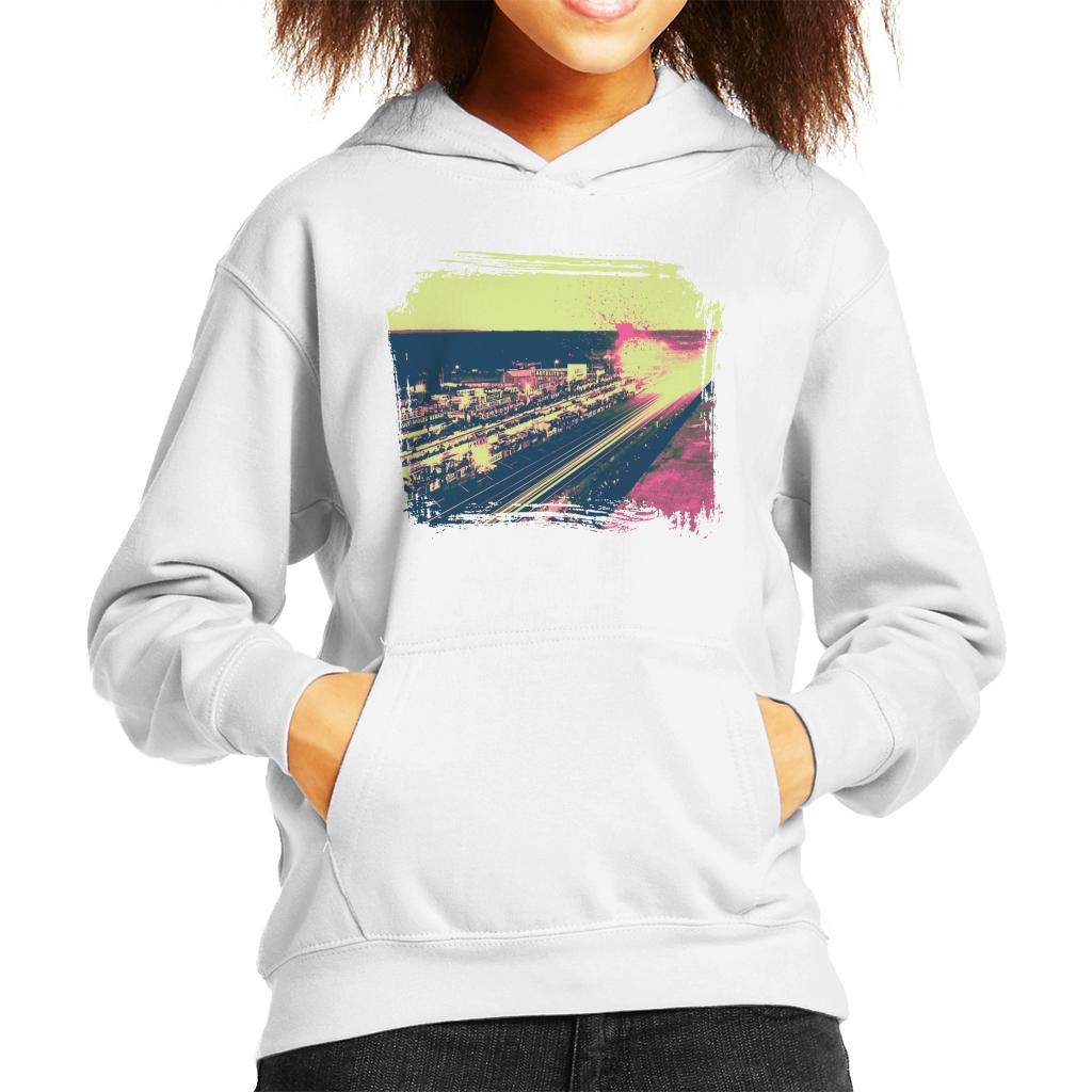 Motorsport Images Le Mans At Night Kids Hooded Sweatshirt-ALL + EVERY