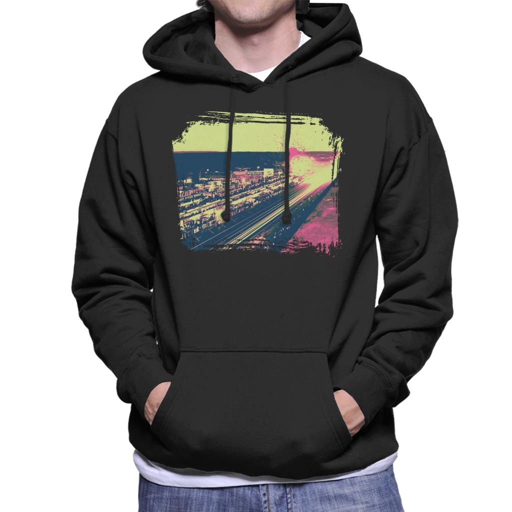 Motorsport Images Le Mans At Night Men's Hooded Sweatshirt-ALL + EVERY