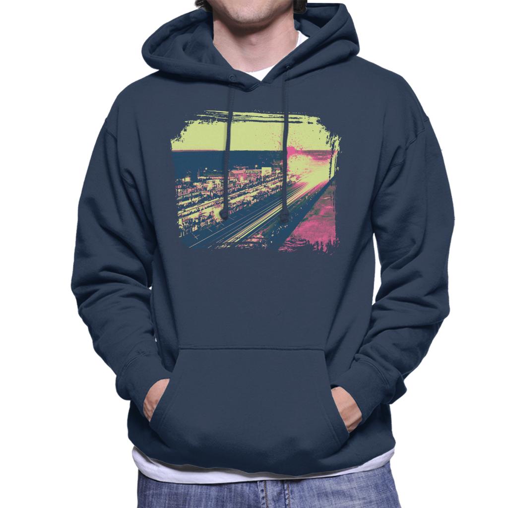 Motorsport Images Le Mans At Night Men's Hooded Sweatshirt-ALL + EVERY