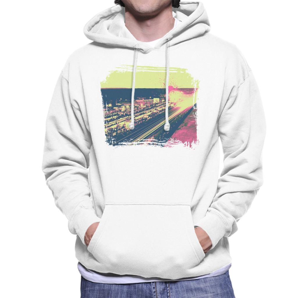 Motorsport Images Le Mans At Night Men's Hooded Sweatshirt-ALL + EVERY