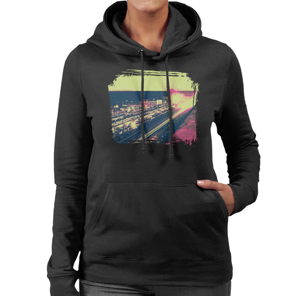 Motorsport Images Le Mans At Night Women's Hooded Sweatshirt-ALL + EVERY