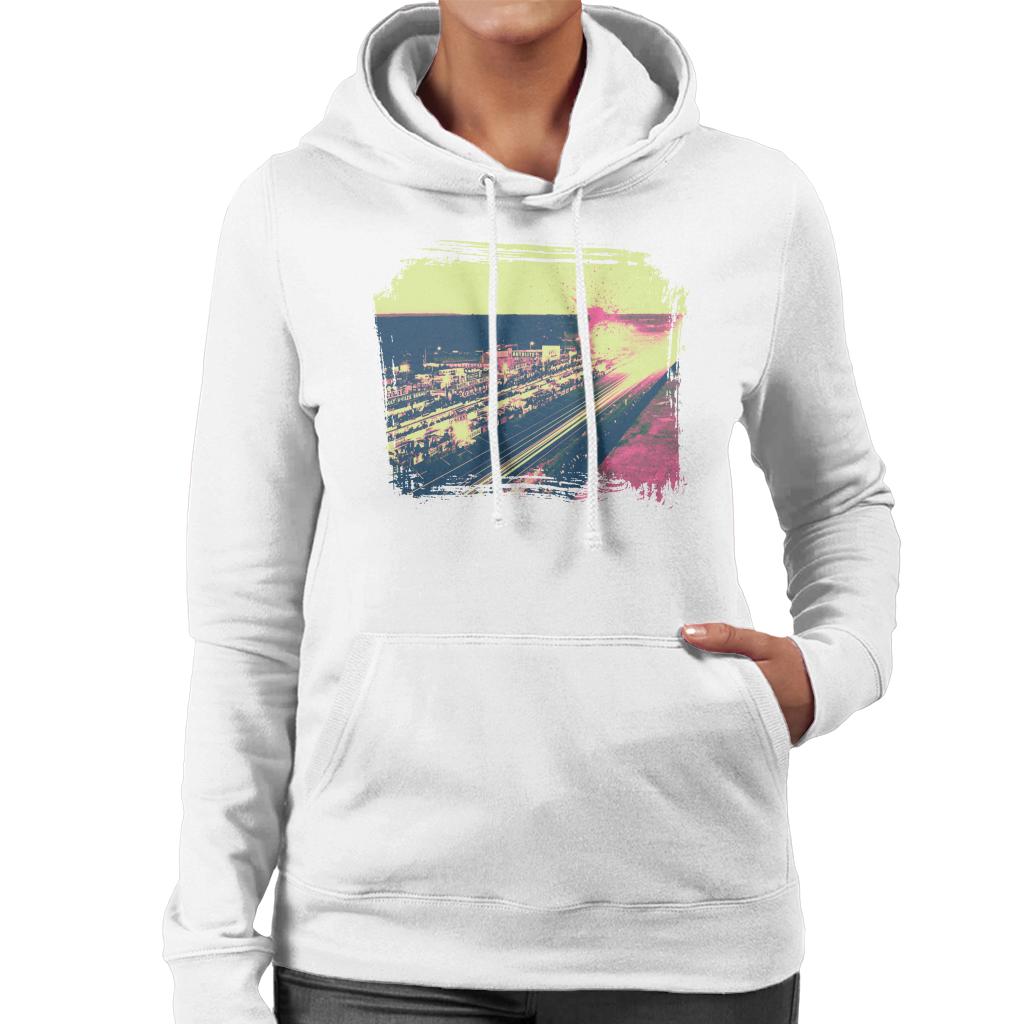 Motorsport Images Le Mans At Night Women's Hooded Sweatshirt-ALL + EVERY