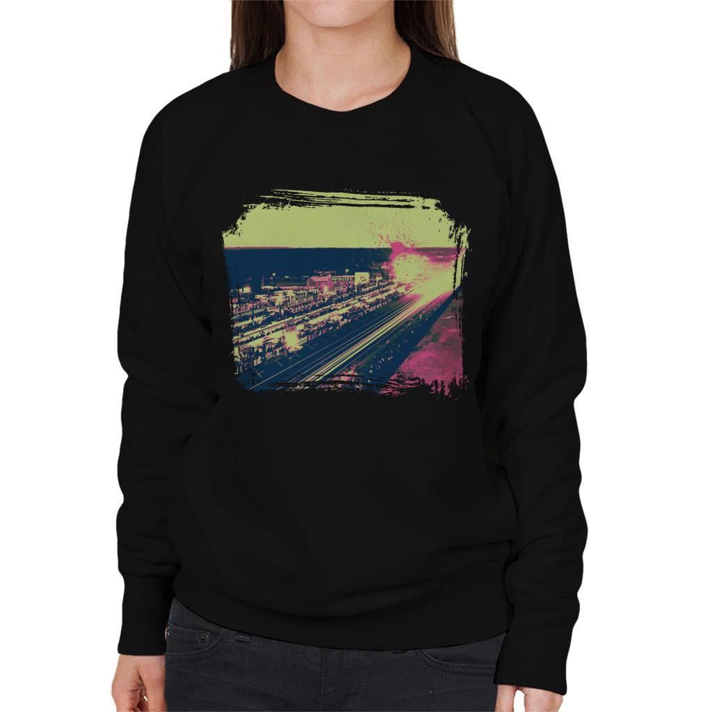 Motorsport Images Le Mans At Night Women's Sweatshirt-ALL + EVERY