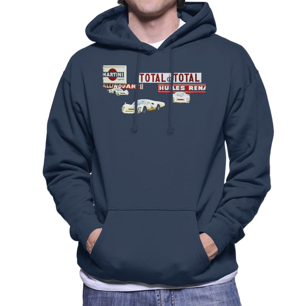 Motorsport Images Porsche 906 Leads The Turn Men's Hooded Sweatshirt-ALL + EVERY