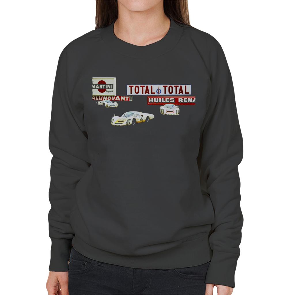 Motorsport Images Porsche 906 Leads The Turn Women's Sweatshirt-ALL + EVERY