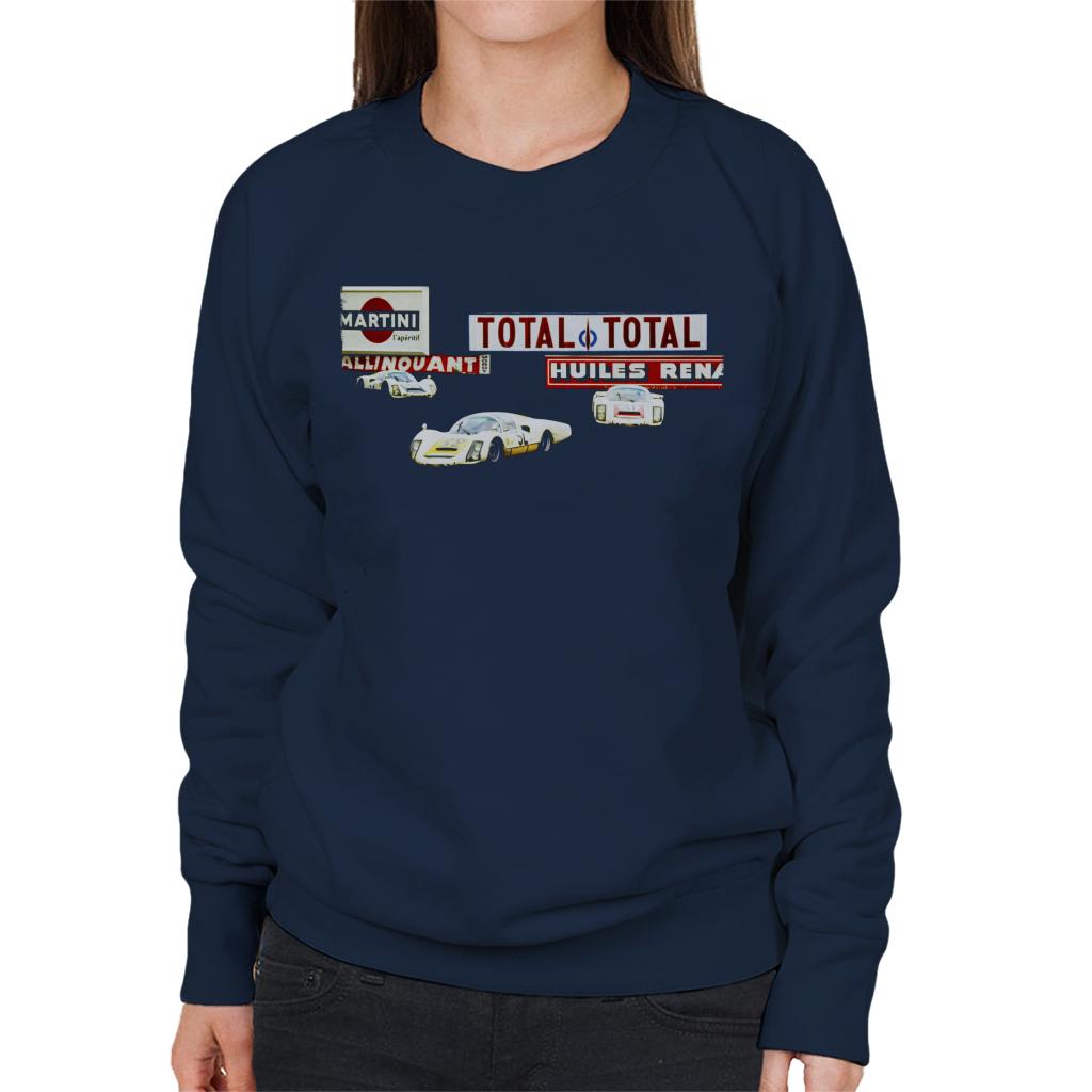 Motorsport Images Porsche 906 Leads The Turn Women's Sweatshirt-ALL + EVERY