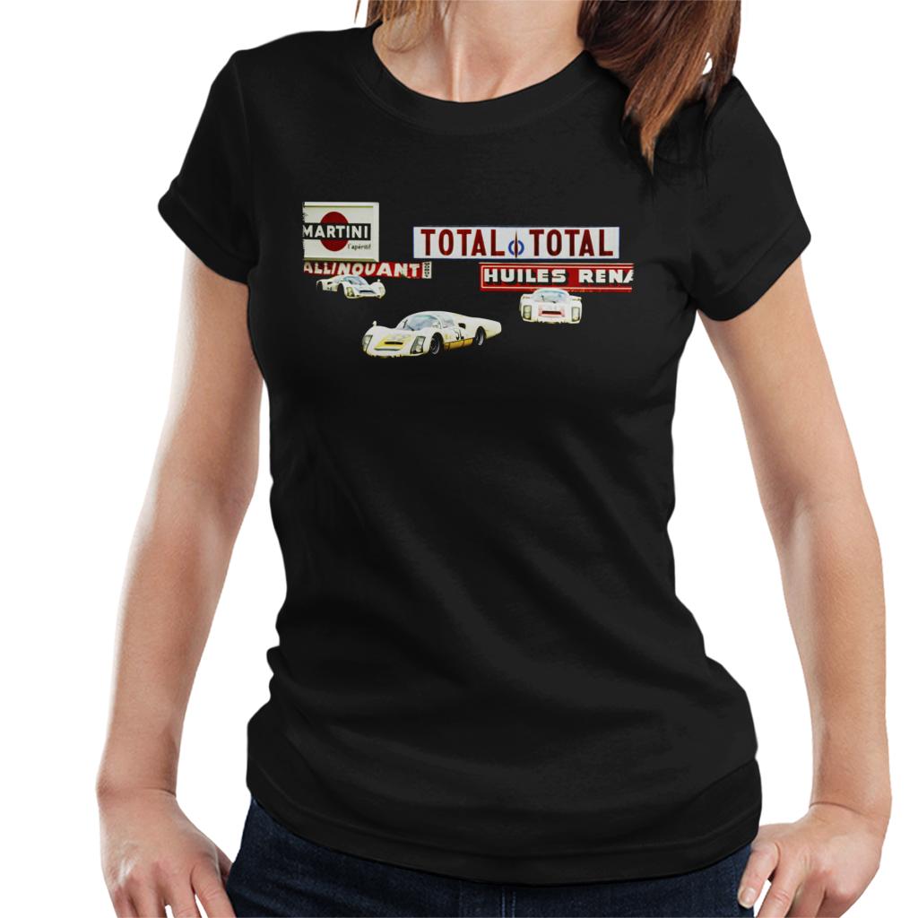 Motorsport Images Porsche 906 Leads The Turn Women's T-Shirt-ALL + EVERY