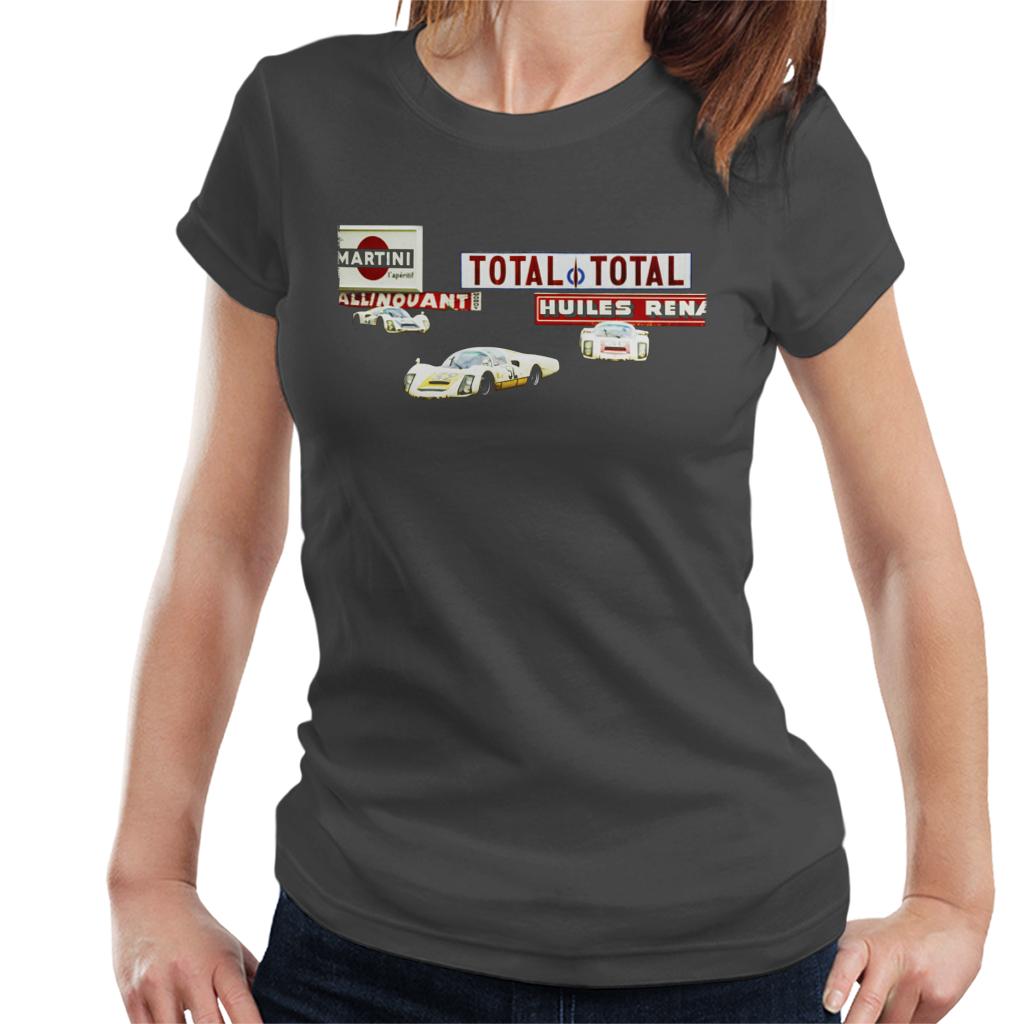 Motorsport Images Porsche 906 Leads The Turn Women's T-Shirt-ALL + EVERY