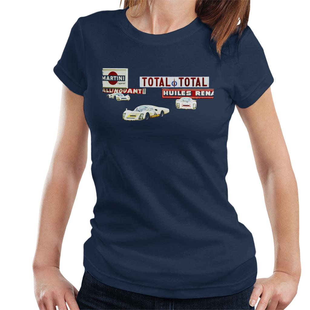 Motorsport Images Porsche 906 Leads The Turn Women's T-Shirt-ALL + EVERY