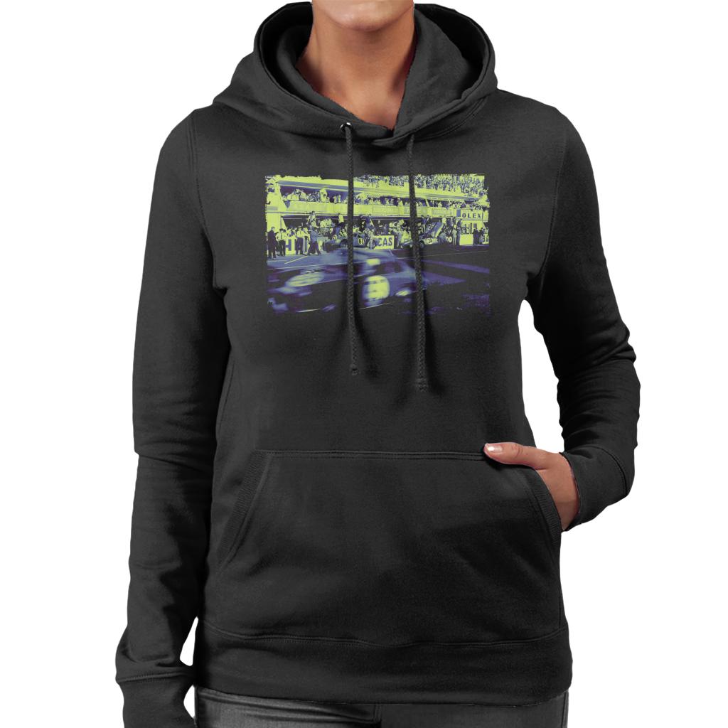 Motorsport Images Ignazio Giunti ASA RB 613 pitstop Women's Hooded Sweatshirt-ALL + EVERY