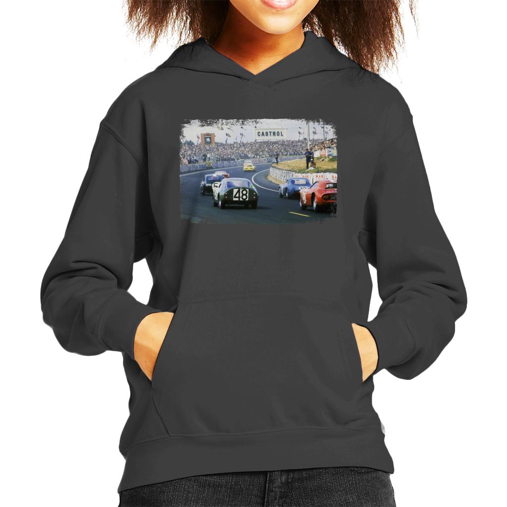 Motorsport Images Mauro Bianchi Alpine A210 Leads Kids Hooded Sweatshirt-ALL + EVERY