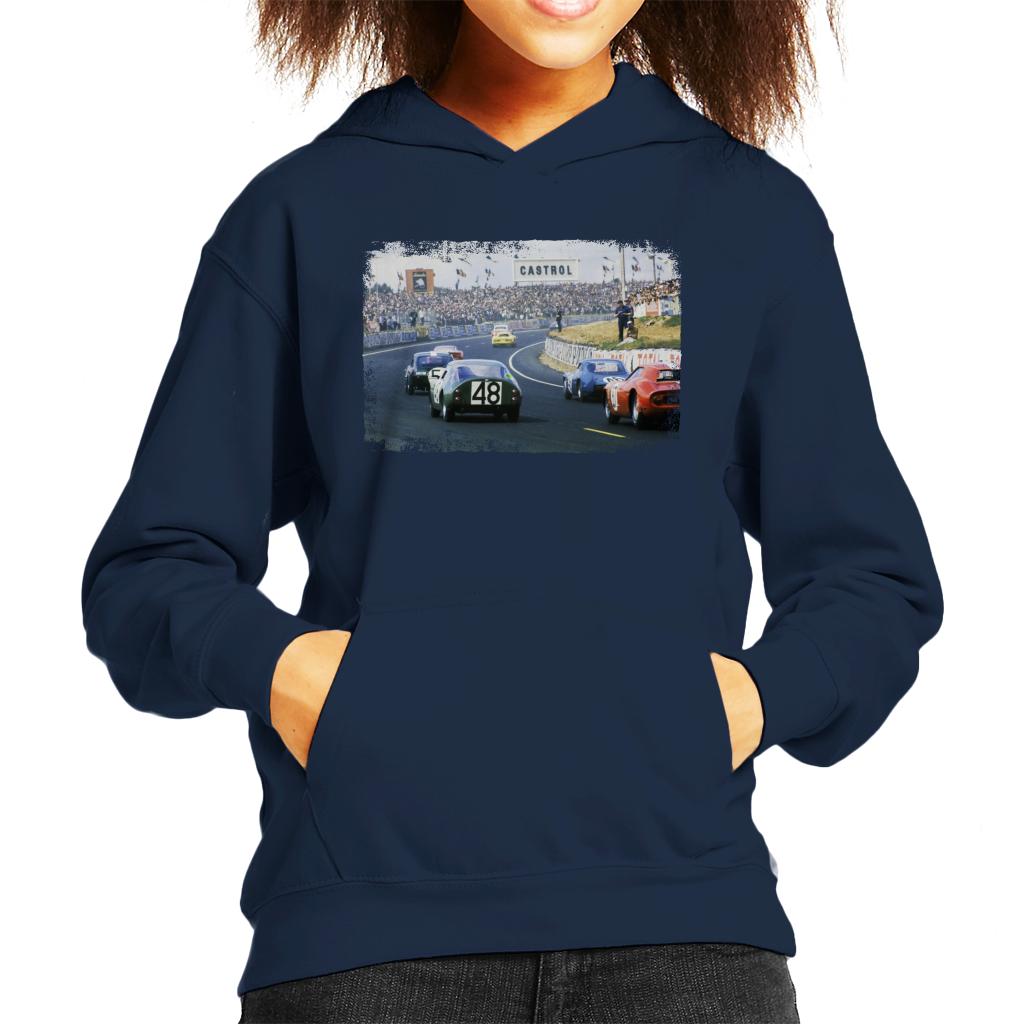 Motorsport Images Mauro Bianchi Alpine A210 Leads Kids Hooded Sweatshirt-ALL + EVERY