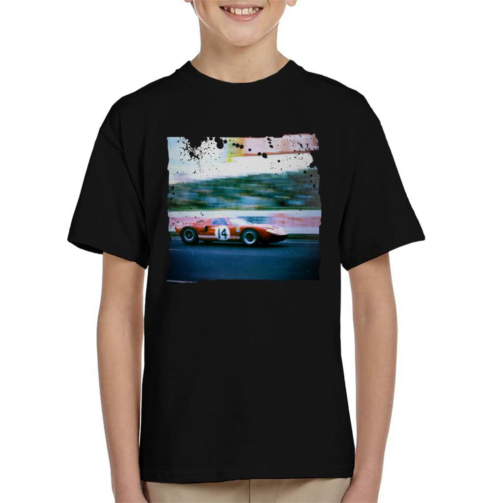 Motorsport Images Sutcliffe Dieter Spoerry Ford GT40 Kids T-Shirt-ALL + EVERY