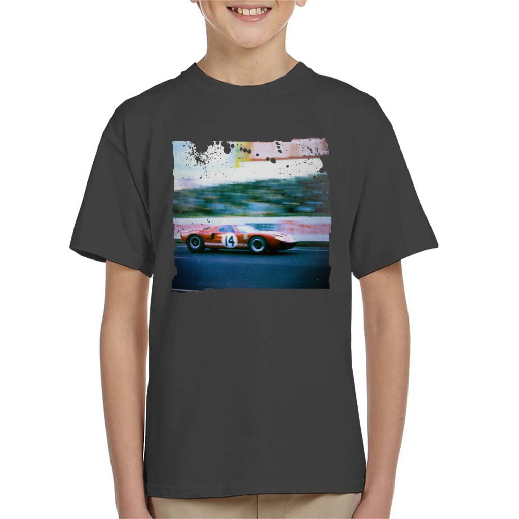 Motorsport Images Sutcliffe Dieter Spoerry Ford GT40 Kids T-Shirt-ALL + EVERY