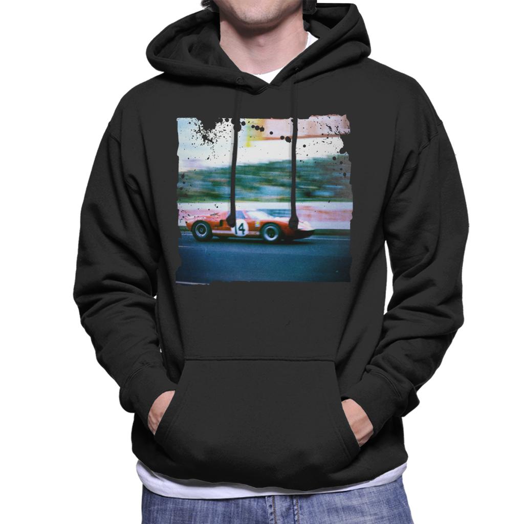 Motorsport Images Sutcliffe Dieter Spoerry Ford GT40 Men's Hooded Sweatshirt-ALL + EVERY