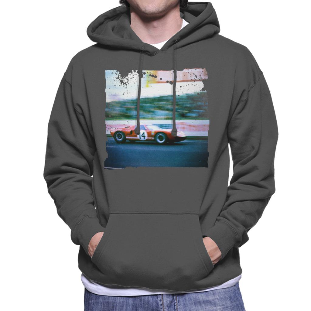 Motorsport Images Sutcliffe Dieter Spoerry Ford GT40 Men's Hooded Sweatshirt-ALL + EVERY