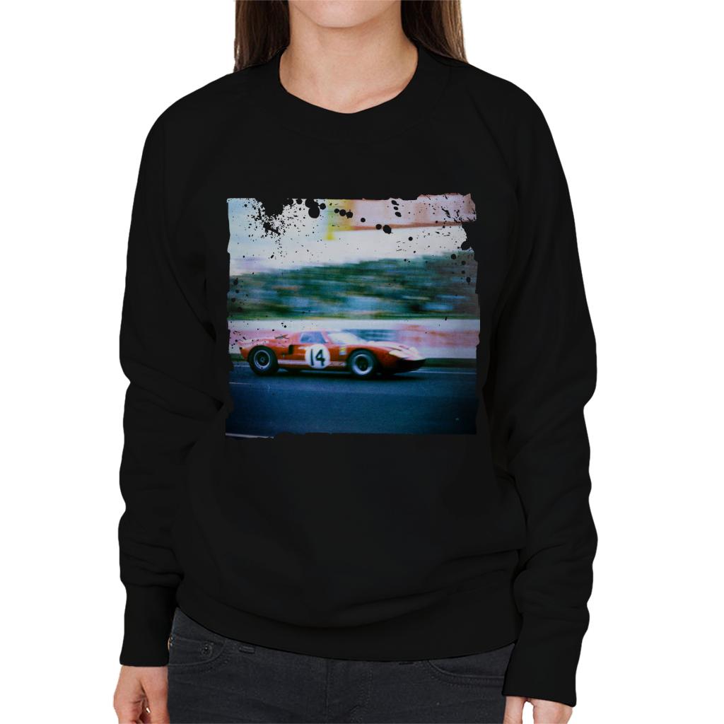 Motorsport Images Sutcliffe Dieter Spoerry Ford GT40 Women's Sweatshirt-ALL + EVERY