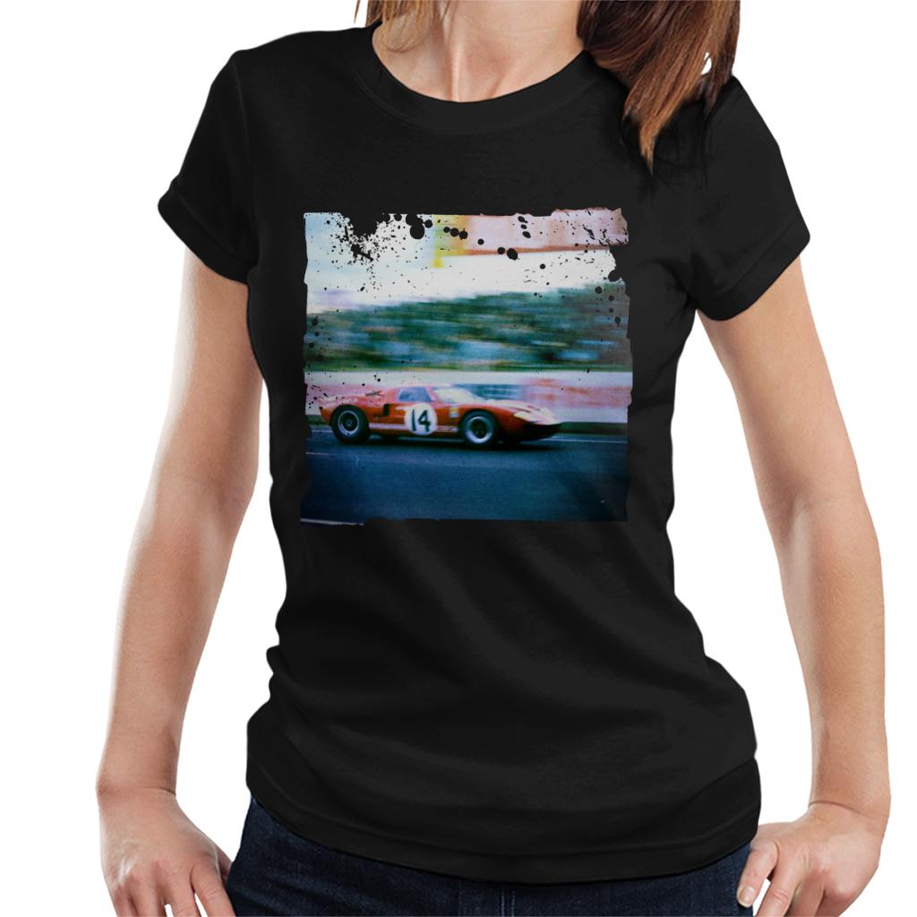 Motorsport Images Sutcliffe Dieter Spoerry Ford GT40 Women's T-Shirt-ALL + EVERY