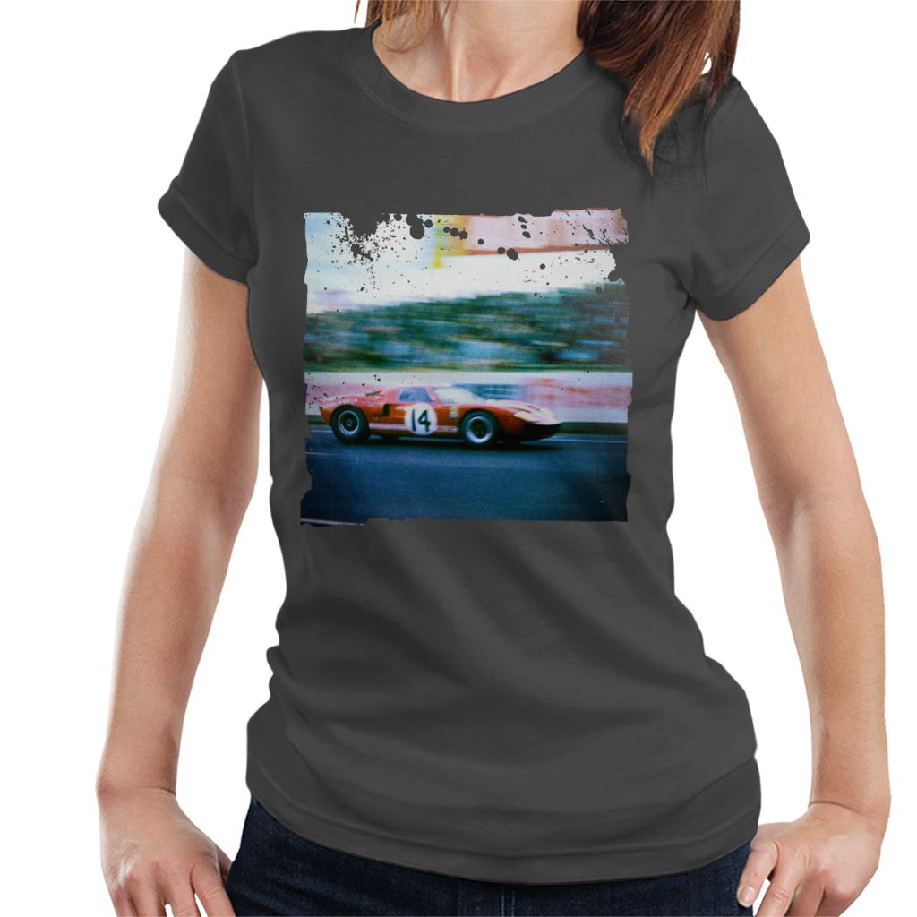 Motorsport Images Sutcliffe Dieter Spoerry Ford GT40 Women's T-Shirt-ALL + EVERY