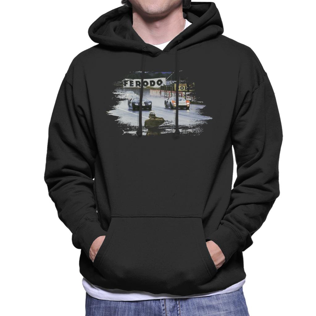 Motorsport Images Ken Miles And Co Drive Side By Side Men's Hooded Sweatshirt-ALL + EVERY