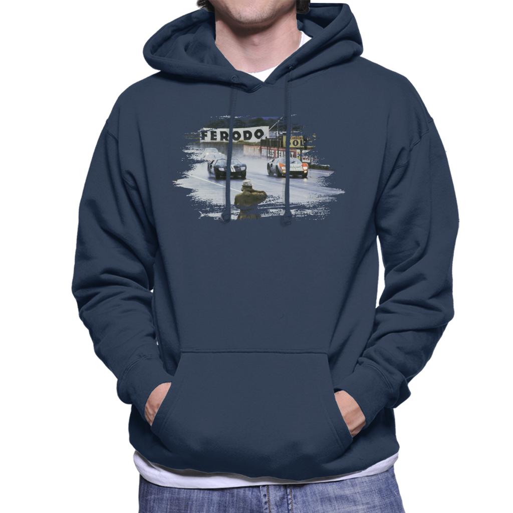 Motorsport Images Ken Miles And Co Drive Side By Side Men's Hooded Sweatshirt-ALL + EVERY