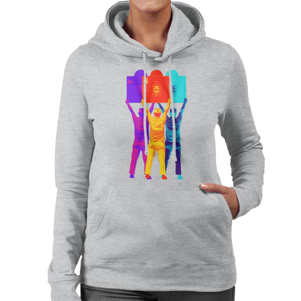 Motorsport Images Monza Race Of Two Worlds 1958 Pit Board Women's Hooded Sweatshirt-ALL + EVERY