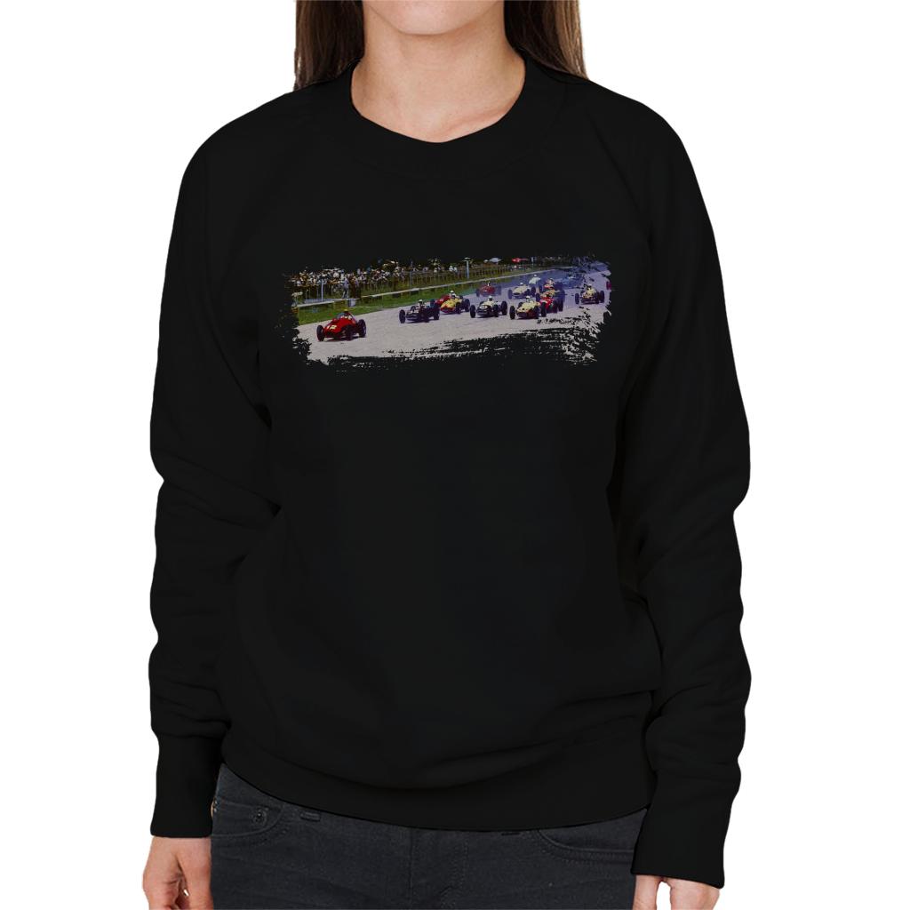 Motorsport Images Monza 500 Miles 1958 Starting Heat Women's Sweatshirt-ALL + EVERY