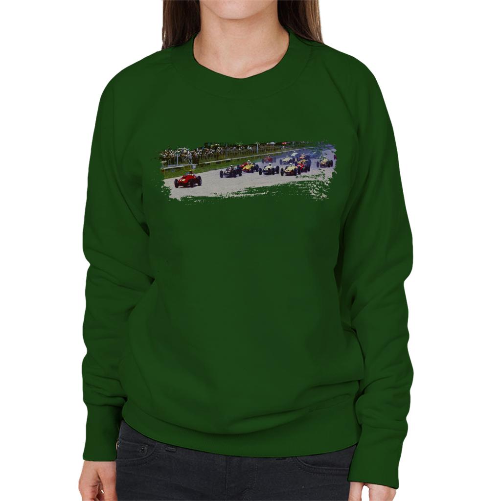 Motorsport Images Monza 500 Miles 1958 Starting Heat Women's Sweatshirt-ALL + EVERY