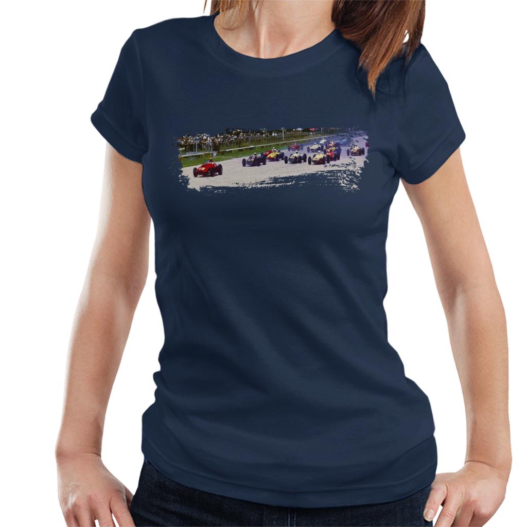 Motorsport Images Monza 500 Miles 1958 Starting Heat Women's T-Shirt-ALL + EVERY