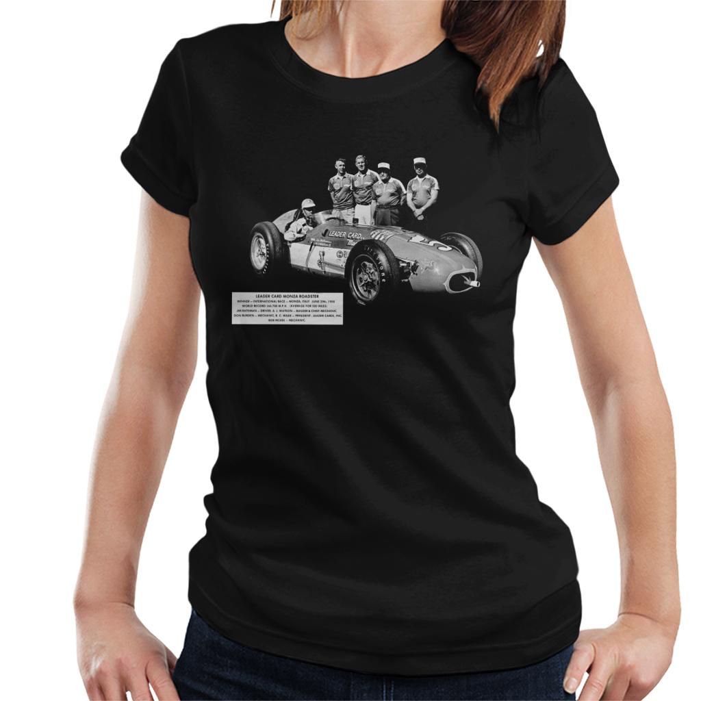 Motorsport Images Monza Roadster Winner Jim Rathmann Women's T-Shirt-ALL + EVERY