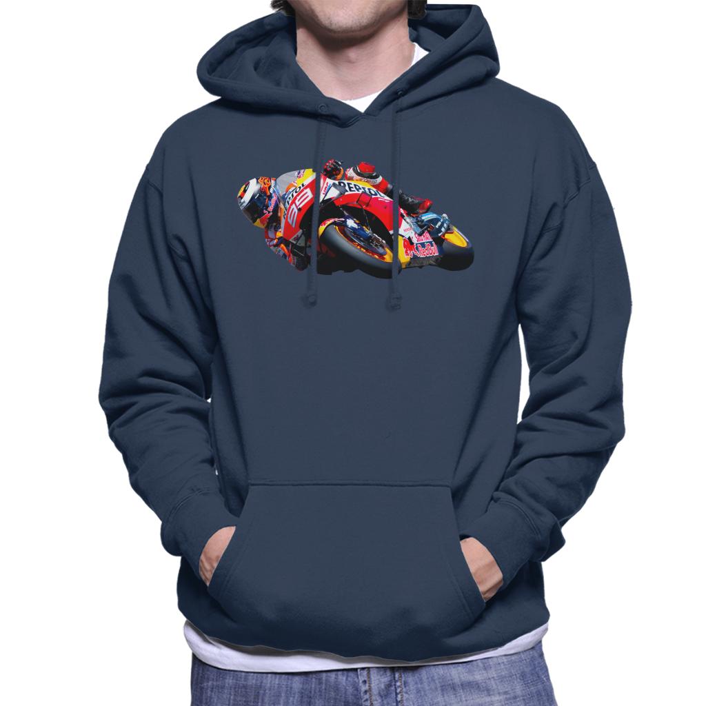 Motorsport Images Jorge Lorenzo Men's Hooded Sweatshirt-ALL + EVERY