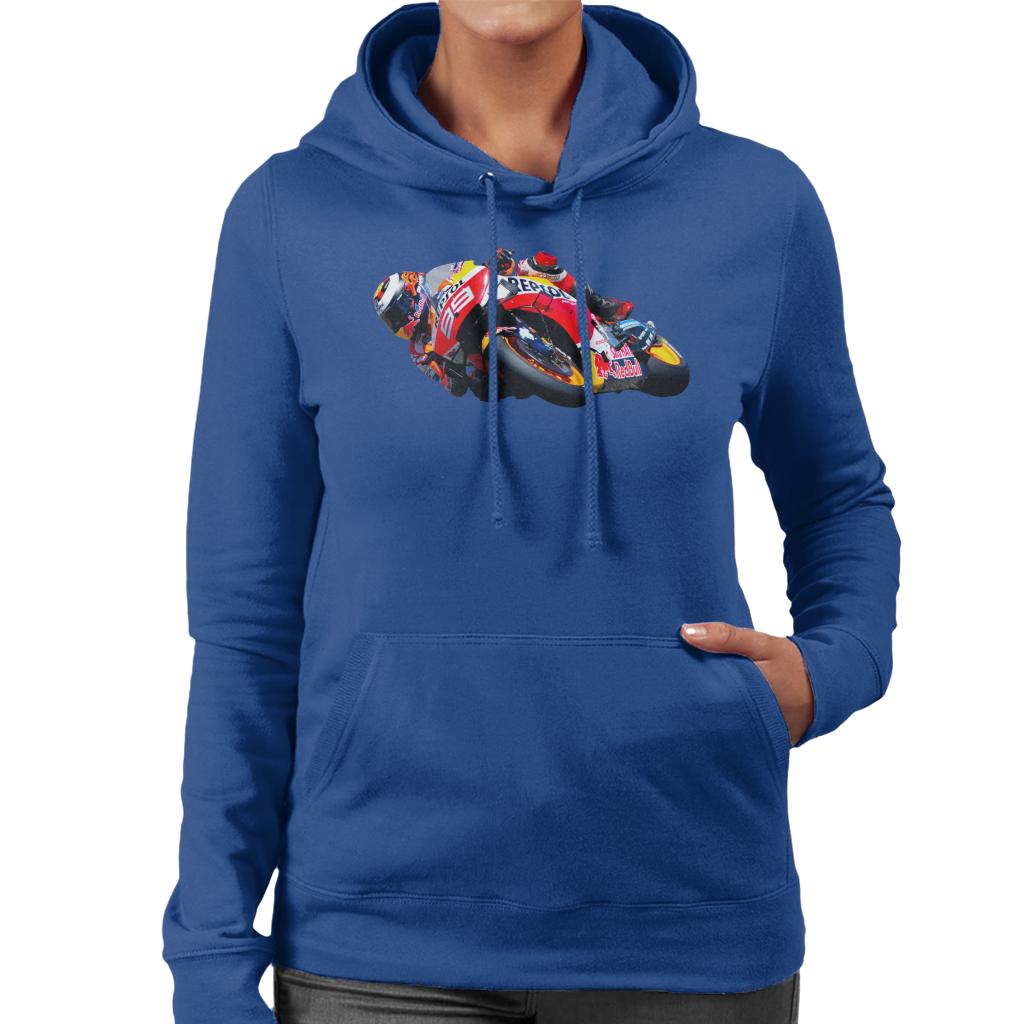 Motorsport Images Jorge Lorenzo Women's Hooded Sweatshirt-ALL + EVERY