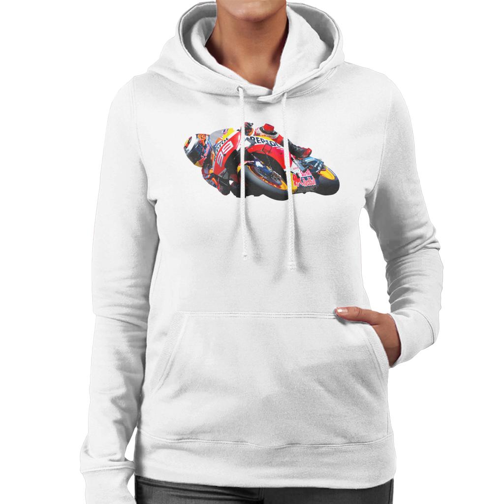 Motorsport Images Jorge Lorenzo Women's Hooded Sweatshirt-ALL + EVERY