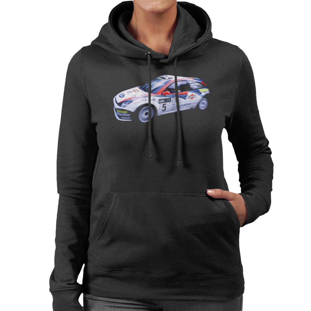 Motorsport Images Ford Focus RS WRC Women's Hooded Sweatshirt-ALL + EVERY